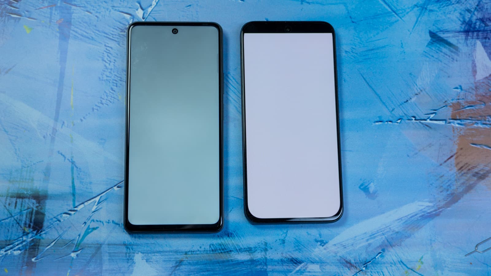 Display color vibrancy comparison on high-key white backgrounds — Photo: Sergey Kuznetsov