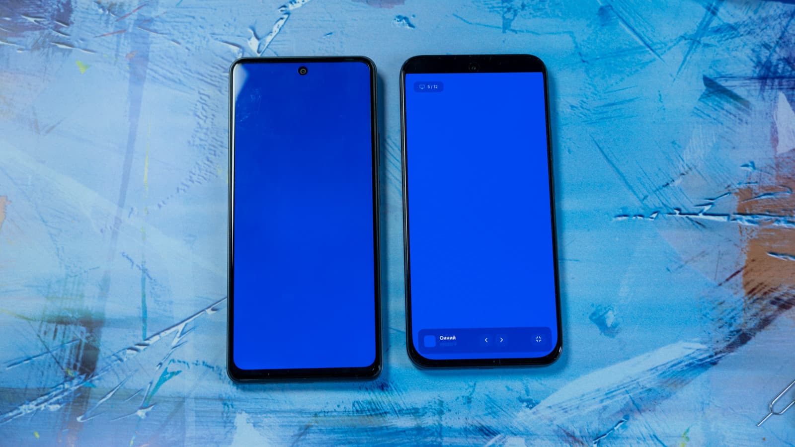 Bottom chin and bezel comparison: ultra-slim realme borders vs. pronounced TECNO bezel — Photo: Sergey Kuznetsov